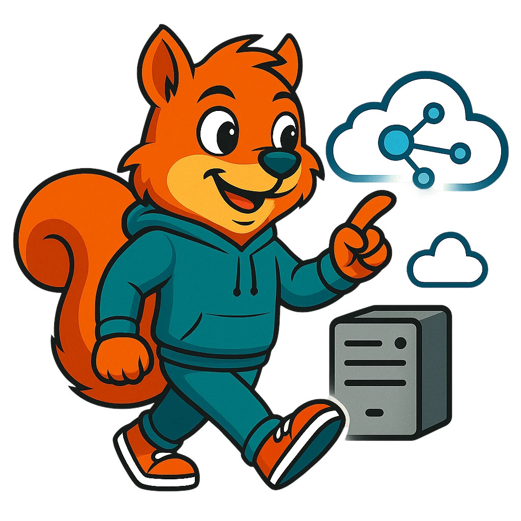 Cloud Migration Mascot - Digital Transformation