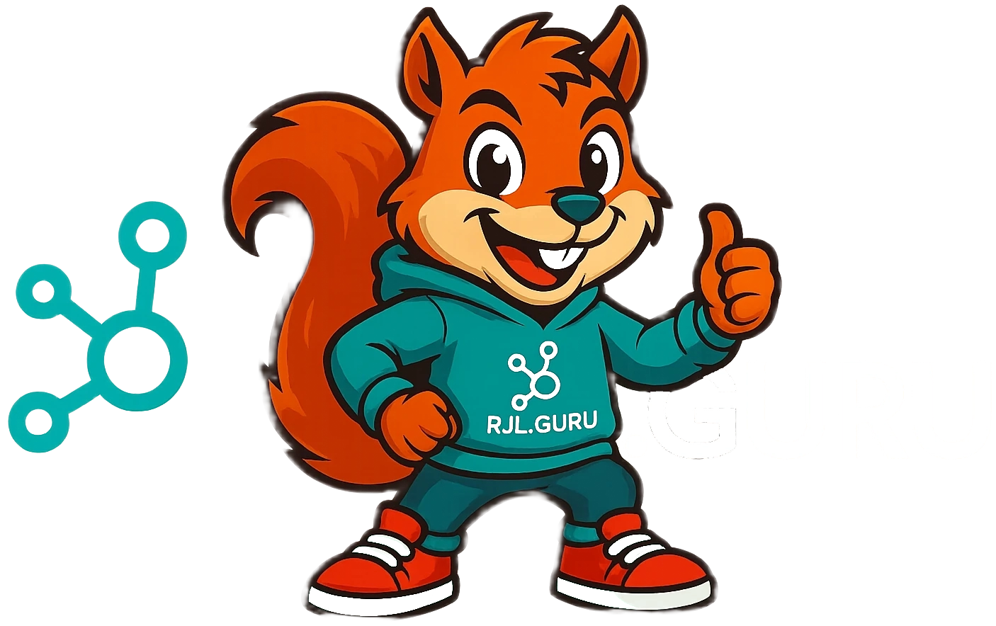 RJL Guru Mascot - White Letters